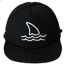 Bitty Brah Shark Fin Driftwood nylon surf swim hat